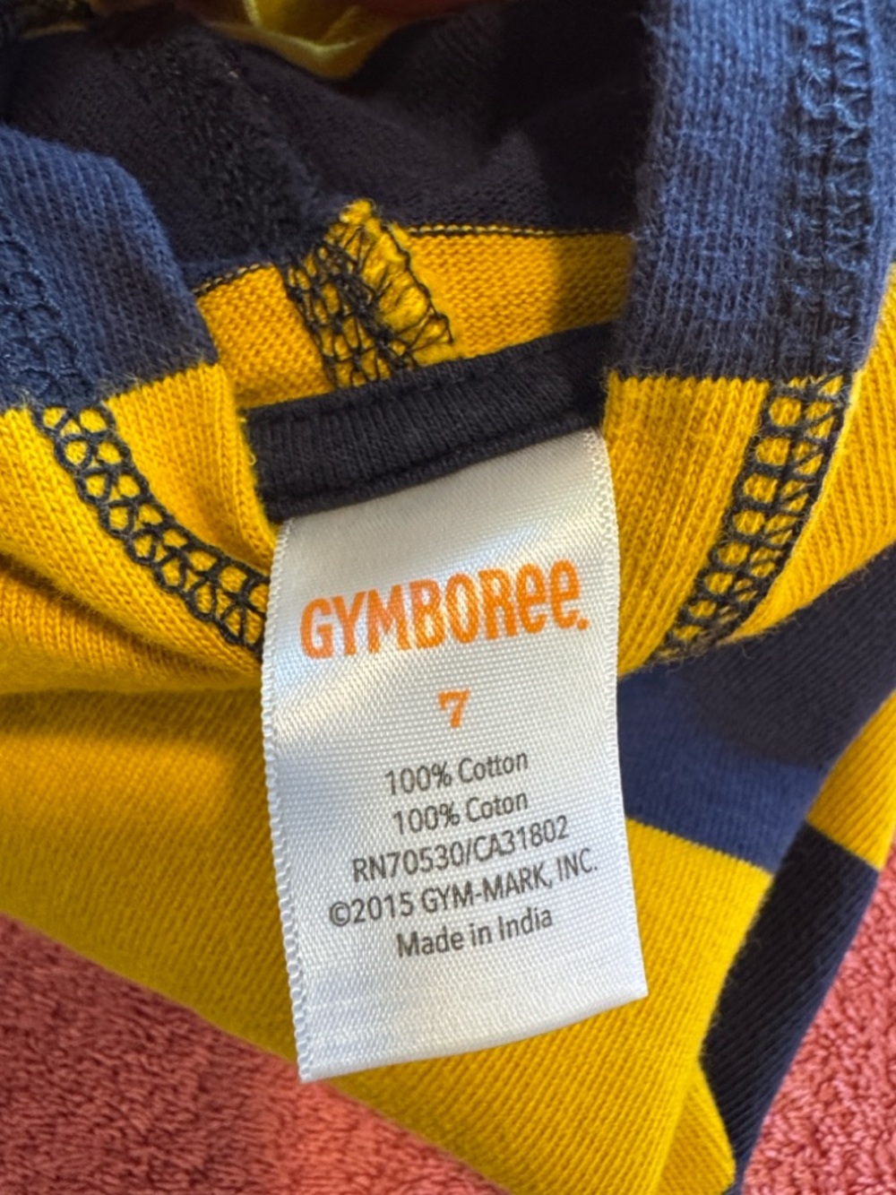 Gymboree Yellow and Black Striped Hooded Henley Long-Sleeve Tee - Picture 11 of 11
